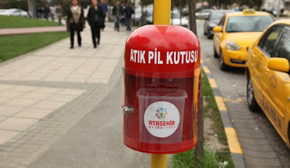 atık pil kutusu