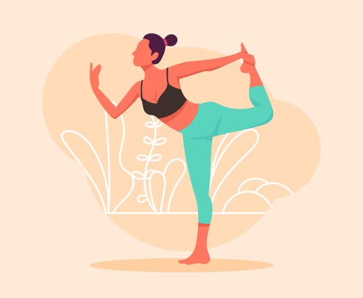 Yoga Class Illustration
